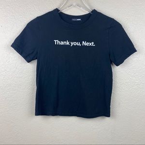 Thank you, next Small Crop Top